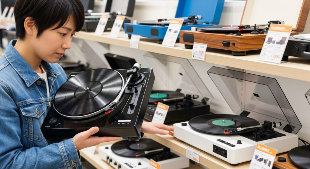 タイプ別レコードプレーヤ初心者におすすめのモデル