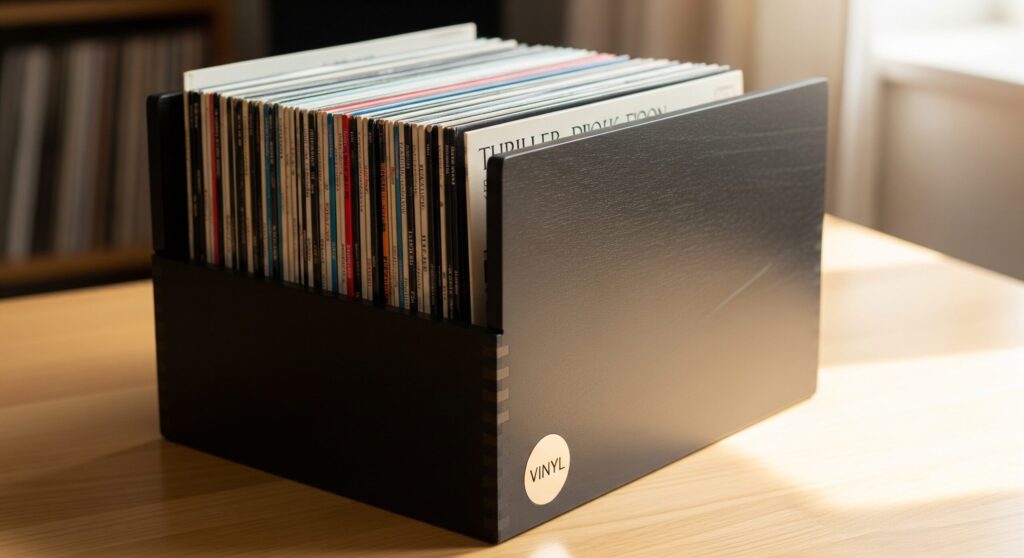 レコード収納にぴったりのボックス