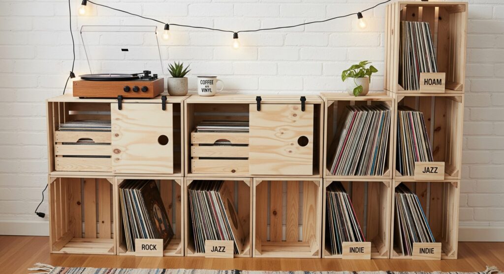 安価で始めるレコード収納アイデア