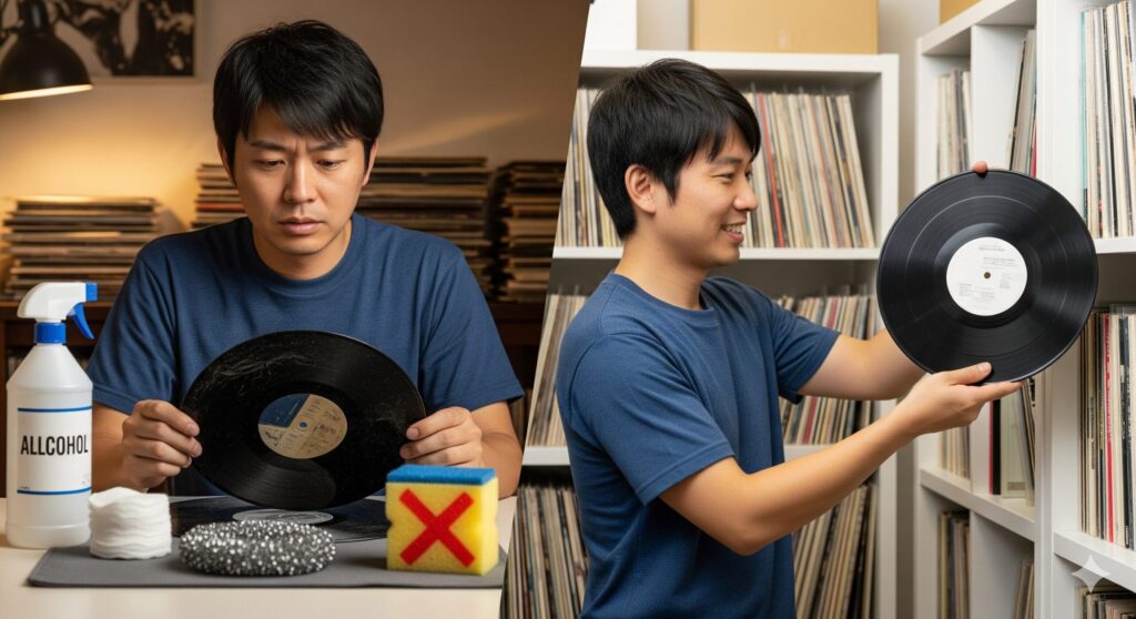 7やってはいけないレコードのカビ取りと予防策