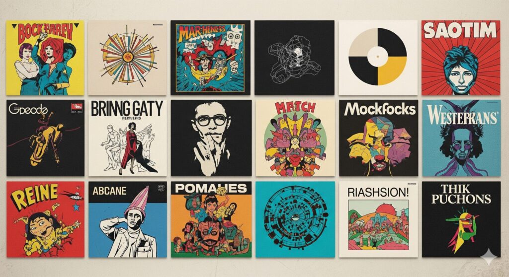 アートなジャケットはデザインの宝庫