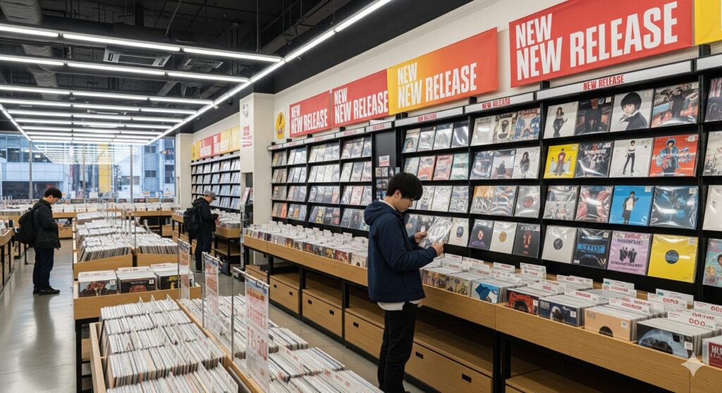 タワーレコードの品揃え