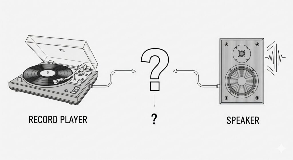 レコードを聴くのにアンプは必要か？