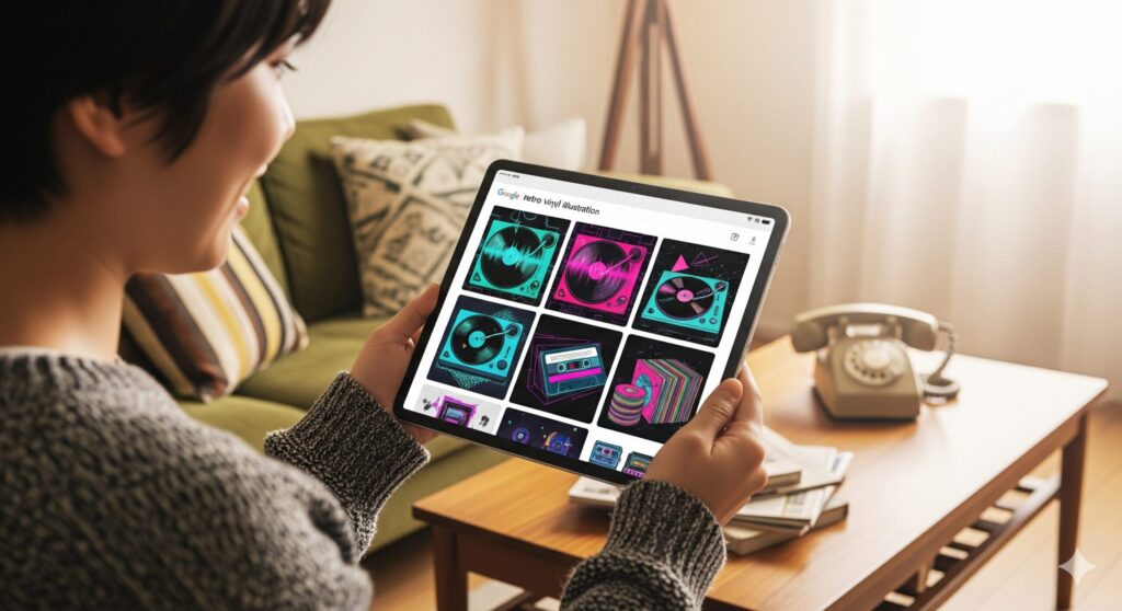 レトロなフリー素材の見つけ方のコツ