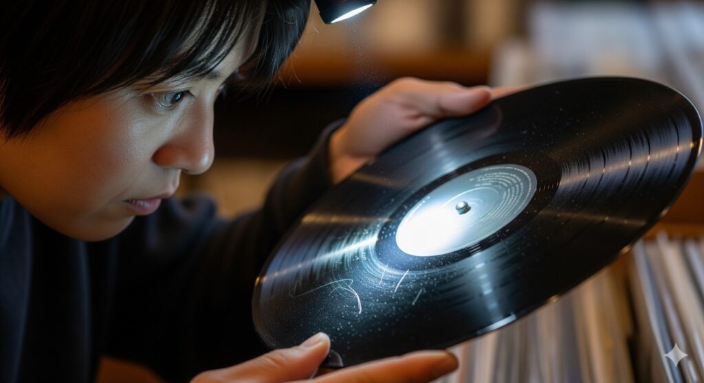 中古レコードの状態を確認しよう