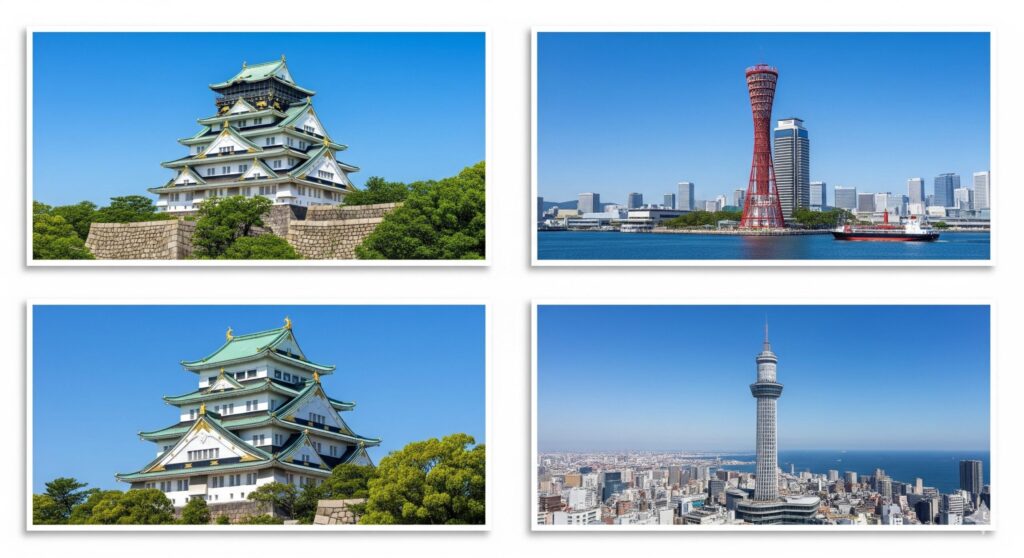 大阪市・神戸市・名古屋市・福岡市の例