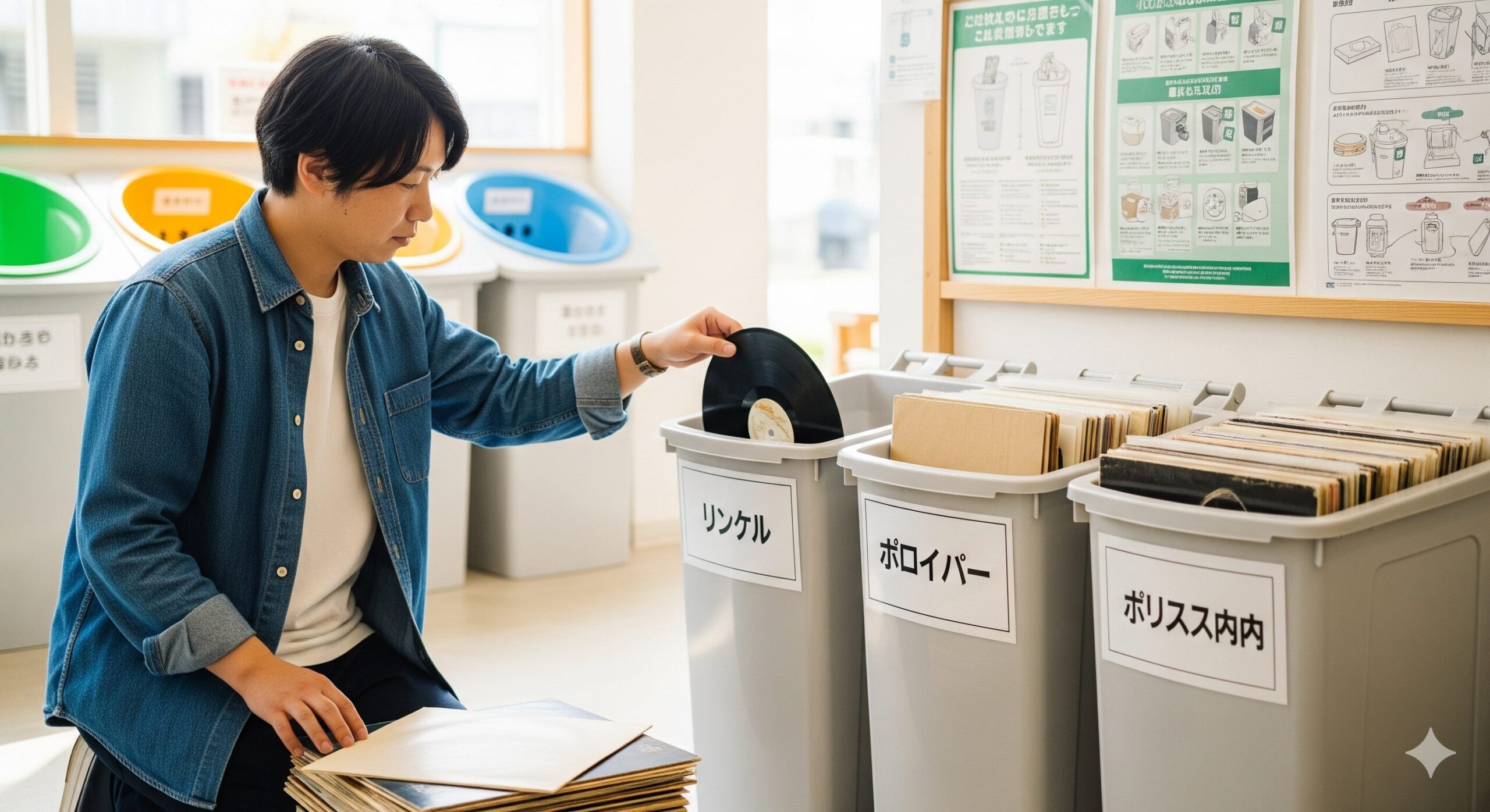 正しいレコード ゴミの分別と処分方法